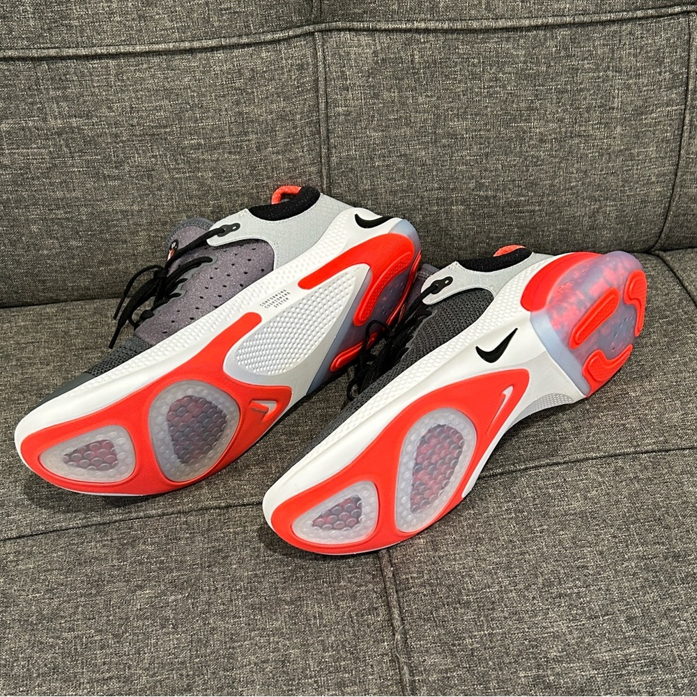 Nike Joyride Run Gray and Orange Running Shoes - Picture 3 of 5